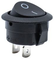E-SWITCH RR511D1121 ROCKER SWITCH, SPST, 20A, 125V, PANEL