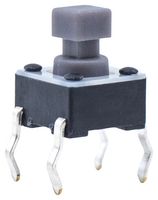 E-SWITCH TL1105SPF160Q TACTILE SW, SPST-NO-DM, 0.05A/12V, 160GF ROHS COMPLIANT: YES