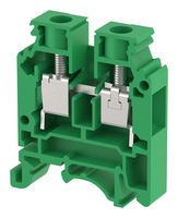 ELKAY KUT10N / GREEN TERMINAL BLOCK, DIN RAIL, 2POS, 6AWG ROHS COMPLIANT: YES
