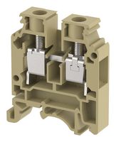 ELKAY KUT10N / BEIGE TERMINAL BLOCK, DIN RAIL, 2POS, 6AWG ROHS COMPLIANT: YES