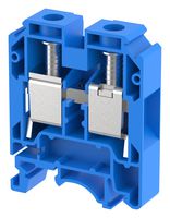 ELKAY KUT25/BLUE TERMINAL BLOCK, DIN RAIL, 2POS, 2AWG