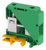 ELKAY KUT50/GREEN TERMINAL BLOCK, DIN RAIL, 2POS, 00AWG ROHS COMPLIANT: YES
