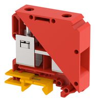 ELKAY KUT50/ RED TERMINAL BLOCK, DIN RAIL, 2POS, 00AWG ROHS COMPLIANT: YES