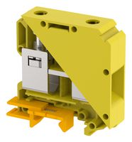 ELKAY KUT50/ YELLOW TERMINAL BLOCK, DIN RAIL, 2POS, 00AWG ROHS COMPLIANT: YES