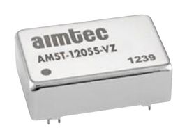 AIMTEC AM5T-2405D-VZ DC-DC CONVERTER, 5V/-5V, 0.5A/-0.5A ROHS COMPLIANT: YES