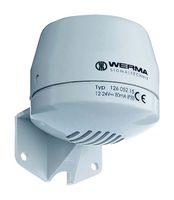 WERMA 12605215. AUDIO SIGNAL INDICATOR UNIT, 24V, 105DBA ROHS COMPLIANT: YES