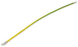 MULTICOMP PRO MP010802 GND CABLE, RING TONGUE-RING TONGUE, 0.3M ROHS COMPLIANT: YES