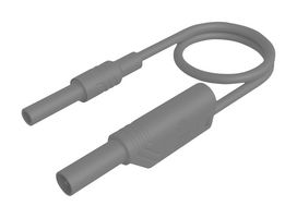 HIRSCHMANN TEST AND MEASUREMENT 934042106 TEST LEAD, 4MM PLUG TO SKT, GREY, 1M