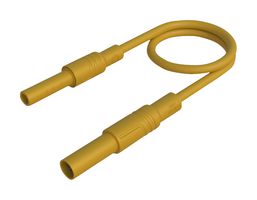 HIRSCHMANN TEST AND MEASUREMENT 934045103 TEST LEAD, 4MM PLUG - SKT, YELLOW, 500MM ROHS COMPLIANT: YES