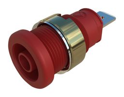 HIRSCHMANN TEST AND MEASUREMENT 972356201 CONNECTOR, 4MM SOCKET, RED, 32A, QC ROHS COMPLIANT: YES