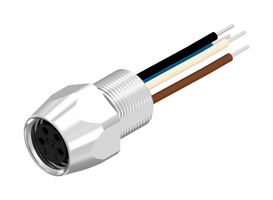 AMPHENOL CONEC 42-01001 CABLE ASSY, 4P CIR RCPT-FREE END, 200MM ROHS COMPLIANT: YES