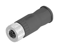 AMPHENOL CONEC 43-00092 SENSOR CONN, M12, RCPT, 4POS, SCREW ROHS COMPLIANT: YES