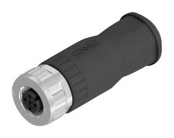 AMPHENOL CONEC 43-00094 SENSOR CONN, M12, RCPT, 5POS, SCREW
