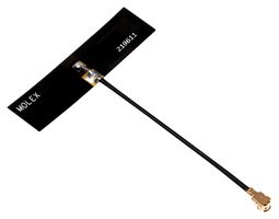 MOLEX 219611-0050 ANTENNA, ADHESIVE, 2.4GHZ-7.125GHZ, 2W