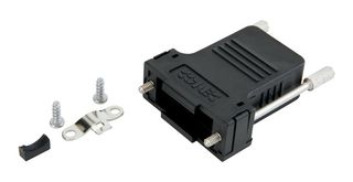AMPHENOL CONEC 165X13379XE D SUB BACKSHELL, 180DEG, DA, PBT ROHS COMPLIANT: YES