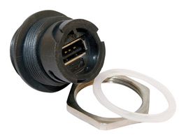 AMPHENOL CONEC 17-200601 USB ADAPTER, 2.0 TYPE A RCPT-RCPT, IP67