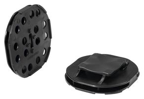 HELLERMANNTYTON 151-02575 CABLE TIE MOUNT, ADHESIVE, BLACK ROHS COMPLIANT: YES