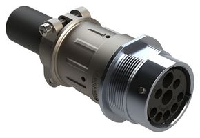 AMPHENOL SINE/TUCHEL AHDBM04-24-91PN-059 CIRCULAR CONN, RCPT, 9POS, CRIMP