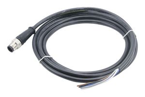 MOLEX 1200062799 SENSOR CORD, 5P M12 PLUG-FREE END, 1M ROHS COMPLIANT: YES