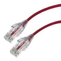 VIDEK 2994-0.75R ENET CORD, CAT6, RJ45 PLUG-PLUG, 750MM