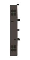 EATON MOELLER DILA-XHI10-S-PI AUXILIARY CONTACT, 1NO, SIDE, PUSH IN