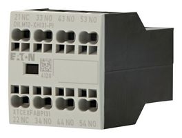 EATON MOELLER DILM12-XHI31-PI AUXILIARY CONTACT, 3NO-1NC/FRONT/PUSH IN