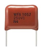 PANASONIC ECQE1106KFZ CAP, 10UF, 100VDC, FILM, RADIAL