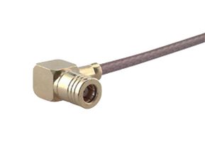 HUBER+SUHNER 16_SMB-50-2-51/111_NH RF COAX CONN, SMB, R/A PLUG, 50 OHM ROHS COMPLIANT: YES