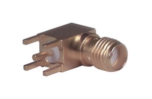 HUBER+SUHNER 85_SMA-50-0-144/111_YE RF COAX CONN, SMA, R/A JACK, 50 OHM ROHS COMPLIANT: YES