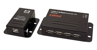 ROLINE 12.04.1101 USB - RJ45 EXTENDER, 4PORT, 50M ROHS COMPLIANT: YES