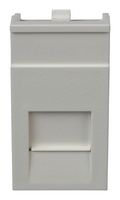 PANDUIT CM6CESAW-X SHUTTERED EURO-MOD ADAPTER, 1PORT, WHITE