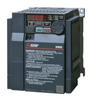 MITSUBISHI FR-E820S-0050-4-60 INVERTER, 200-240VAC, 750W, 5A ROHS COMPLIANT: YES