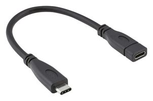 ROLINE 11.02.9015 USB CABLE, 3.2, TYP C PLUG-RCPT, 150MM ROHS COMPLIANT: YES