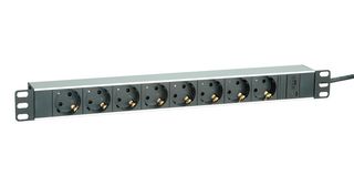 ROLINE 19.07.1622 POWER OUTLET STRIP, 10A/250VAC, 8 OUTLET ROHS COMPLIANT: YES