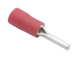 MUELLER ELECTRIC BU-192120003 TERMINAL, PIN, 22-18AWG, CRIMP, RED