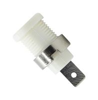 MUELLER ELECTRIC BU-31610-9 BANANA CONNECTOR, JACK, 35A, 1KV, WHITE ROHS COMPLIANT: YES