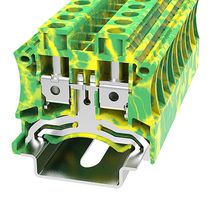 TERMINAL BLOCK, DIN RAIL, 2POS, 8AWG