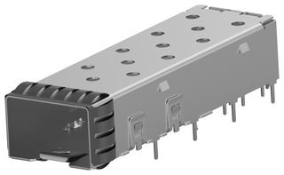 TE CONNECTIVITY 2110304-1 CONN CAGE, SFP+, R/A, 1X1 PORT, THT ROHS COMPLIANT: YES