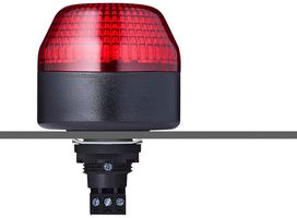 AUER SIGNAL 802522405 BEACON, MULTI STROBE, RED, 24V