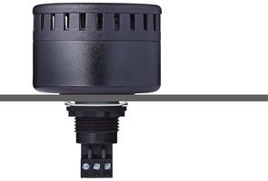 AUER SIGNAL 814500405 BUZZER, PANEL, 3 TONE, 105DB, 24V ROHS COMPLIANT: YES