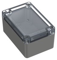 MULTICOMP PRO MP011642 ENCLOSURE, ABS, PC, GREY, TRANSPARENT ROHS COMPLIANT: YES
