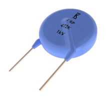 KEMET CGP5C222MUVDAA7301 CAP, 2200PF, 4KV, DISC, RADIAL