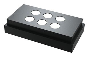 MULTICOMP PRO MP011981 MAGNETIC CONN, RCPT, 6POS, 3A
