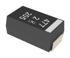 KEMET A798D477M002ATE006 CAP, 470UF, 2V, ALU POLYMER, 2917