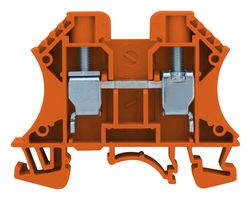 MULTICOMP PRO MP012089 TERMINAL BLOCK, DIN RAIL, 2WAY, 16-6AWG ROHS COMPLIANT: YES