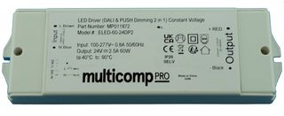 MULTICOMP PRO MP011872 CONTROL LED, TENSIÃN CONSTANTE, 60W