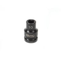 MULTICOMP PRO MP12-CRMO10 IMPACT SOCKET, 1/2" DRIVE, 10MM, 38MM L
