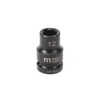 MULTICOMP PRO MP12-CRMO12 IMPACT SOCKET, 1/2" DRIVE, 12MM, 38MM L