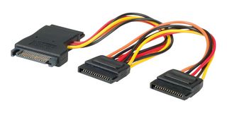 ROLINE 11.03.1041 CABLE ASSY, 15-POS RCPT-PLUG, 11.8" ROHS COMPLIANT: YES