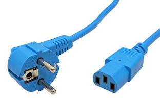 ROLINE 19.08.1012 POWR CORD, CEE 7/7 PL-IEC 320 C13, 1.8M